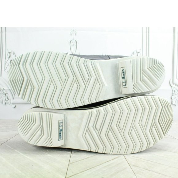 LL Bean Rangeley Black Leather Waterproof Insulated Tall Pac Boots Size 10 M - Picture 8 of 9